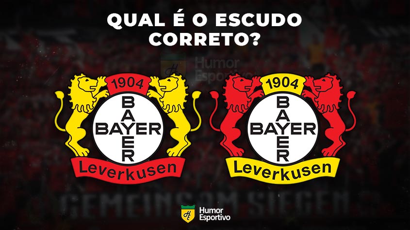 Qual desses é o escudo do Bayer Leverkusen? Veja a resposta na próxima imagem!