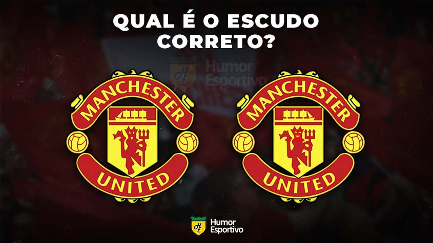 Qual desses é o escudo do Manchester United? Veja a resposta na próxima imagem!