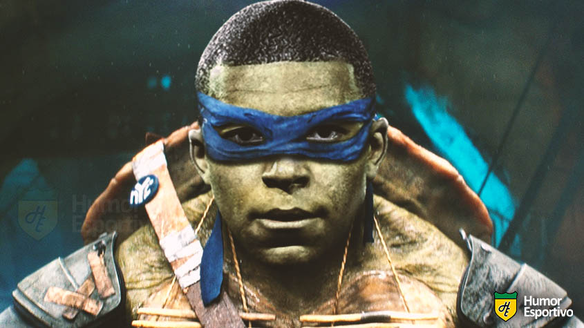 Kylian Mbappé seria personagem do filme "As Tartarugas Ninja"