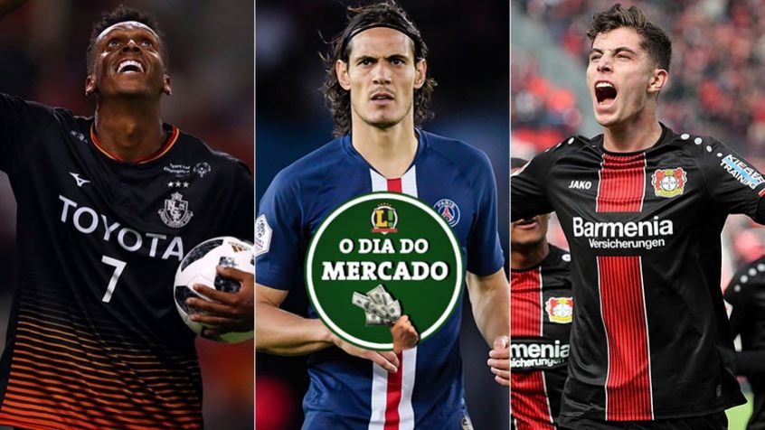 Apesar da pandemia do novo coronavírus, o mercado da bola não para. A manhã desta sexta foi agitada, com novidades sobre a volta de Jô ao Brasil, e os futuros de Cavani e Havertz. Veja as negociações!