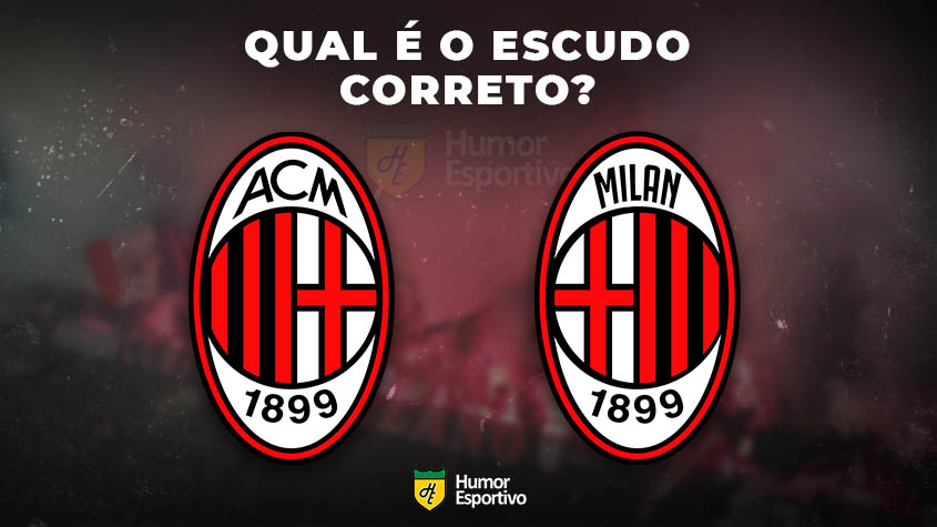 Qual desses é o escudo do Milan? Veja a resposta na próxima imagem!