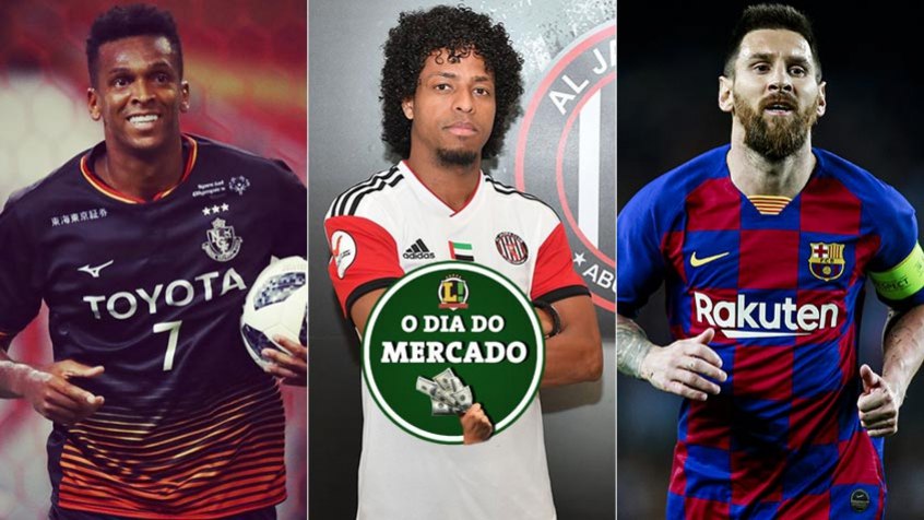 Mesmo com a pandemia do novo coronavírus, o mercado da bola não para. A manhã desta quarta foi agitada, com Jô acertando com clube brasileiro, novidades sobre a negociação de Keno com o Atlético-MG e o futuro de Lionel Messi no Barcelona. Veja essas e outras negociações! 