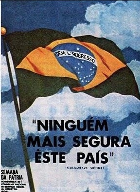 O triunfo brasileiro foi utilizado para reforçar ainda mais o tom ufanista do governo. No auge dos "anos de chumbo" da Ditadura Militar, frases como "Brasil, Ame-o ou deixe-o" e "Ninguém segura este país".