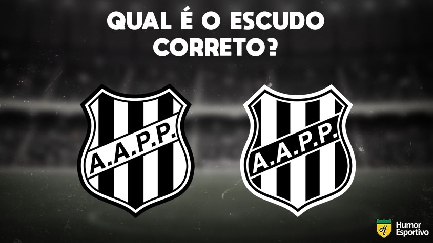 Qual desses é o escudo da Ponte Preta? Veja a resposta na próxima imagem!