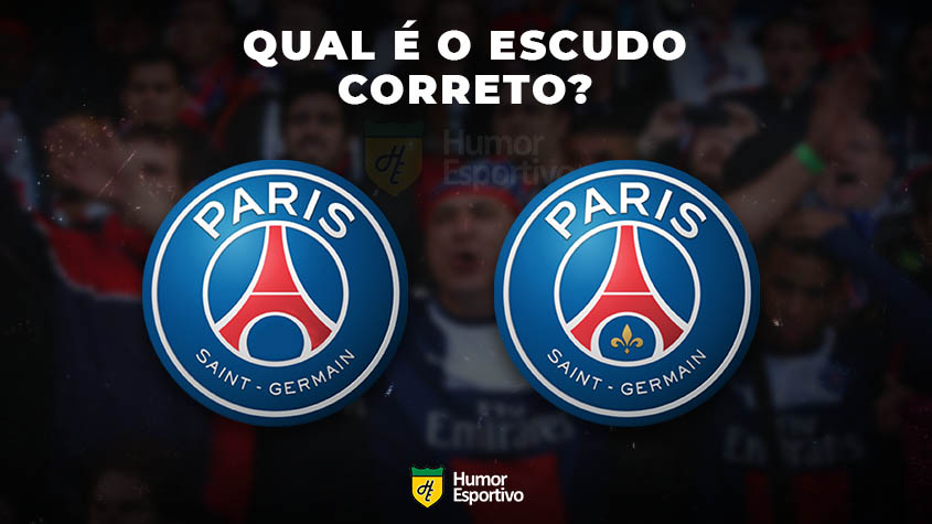 Qual desses é o escudo do PSG? Veja a resposta na próxima imagem!