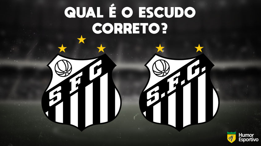 Qual desses é o escudo do Santos? Veja a resposta na próxima imagem!