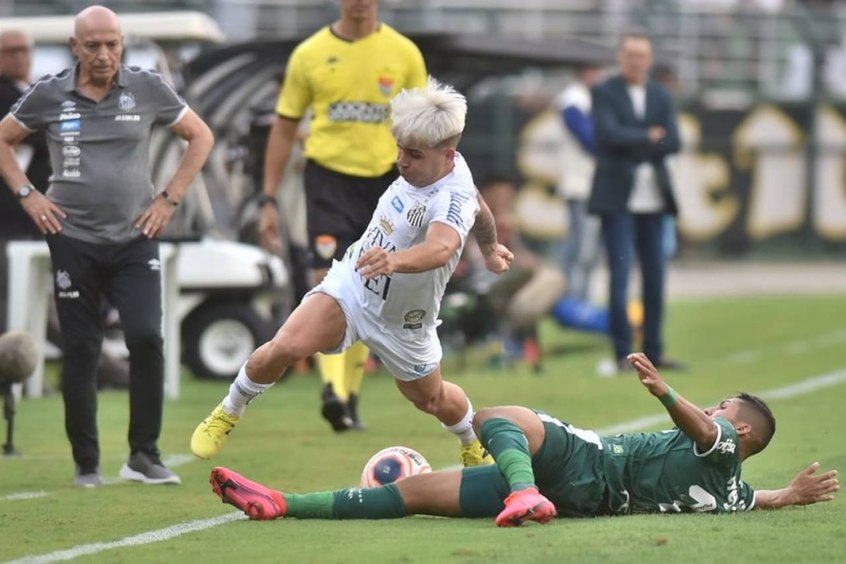 Santos 0 x 0 Palmeiras (Paulistão) - Everson; Pará, Lucas Veríssimo, Luan Peres e Felipe Jonatan (Luiz Felipe); Alison (Jobson), Diego Pituca (Arthur Gomes) e Carlos Sánchez; Yuri Alberto, Sasha e Soteldo.