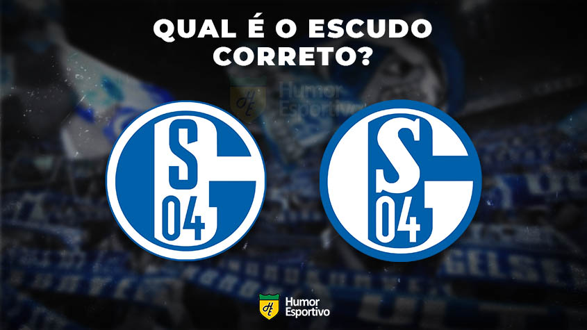 Qual desses é o escudo do Schalke 04? Veja a resposta na próxima imagem!