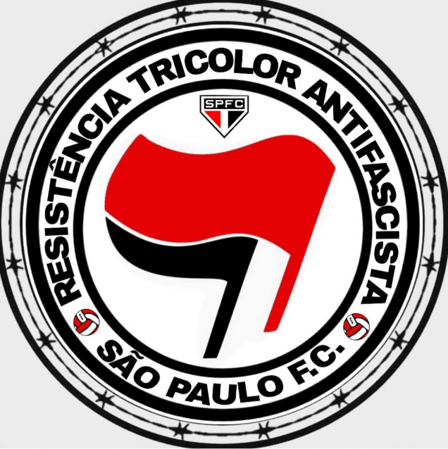 O São Paulo tem também sua torcida antifascista, sendo duas das representantes a Resistência Tricolor Antifascista e a Frente Democracia Tricolor.
