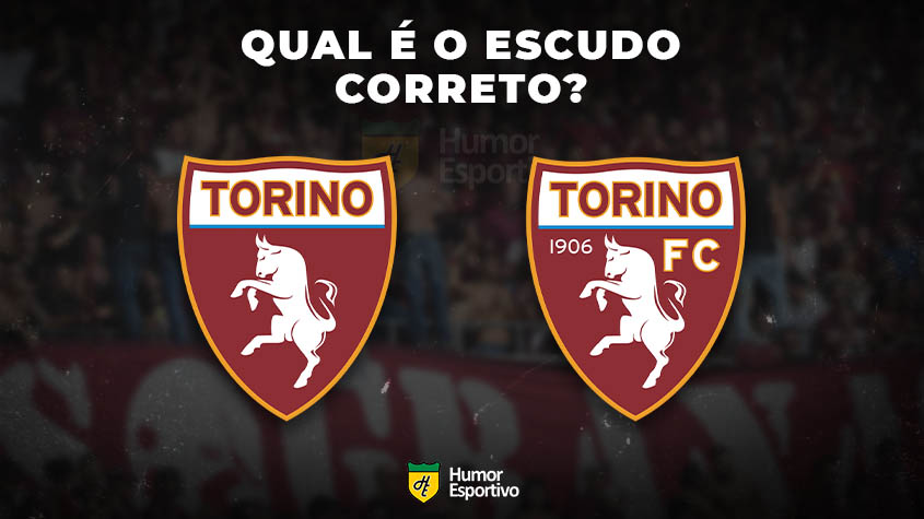 Qual desses é o escudo do Torino? Veja a resposta na próxima imagem!