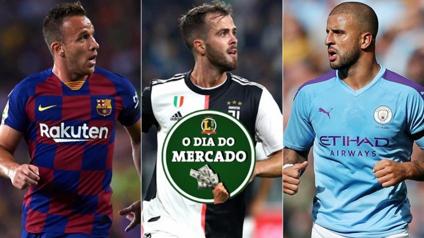 Apesar da pandemia do novo coronavírus, o mercado da bola não para. A manhã desta quinta-feira foi agitada, com Arthur a um passo do futebol italiano, Pjanic perto da Espanha e Walker de saída do City. Veja estas e outras negociações!