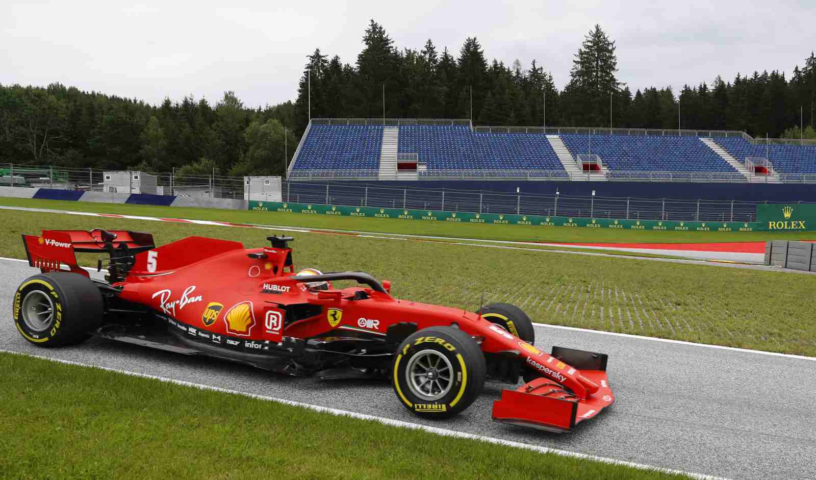 Charles Leclerc, que será o primeiro piloto a partir de 2021, fez pouco em Spielberg