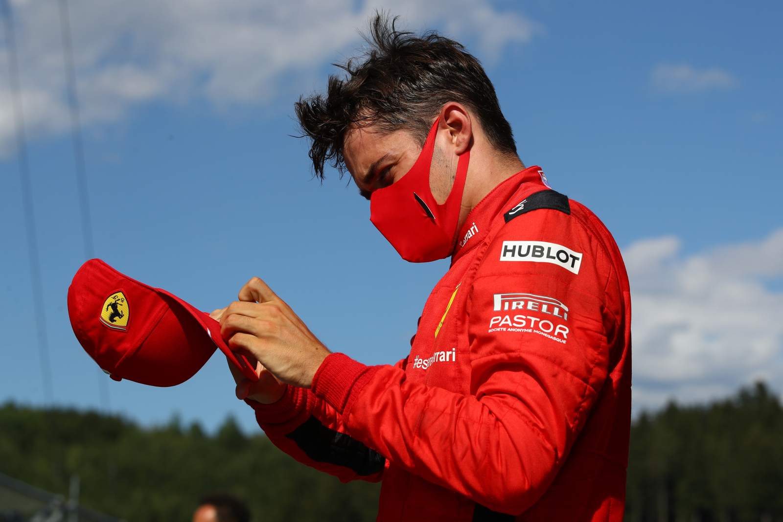 Antes da prova, Leclerc afirmou que não esperava nenhum milagre para a Ferrari 
