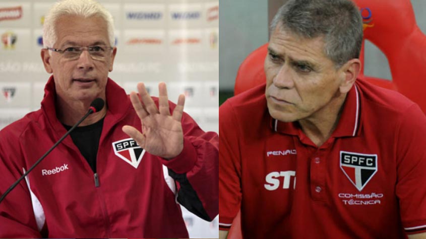 Emerson Leão/Paulo Autuori - São Paulo 2005: o ex-volante Souza disse que o São Paulo não teria conquistado a Libertadores de 2005 com Leão, que saiu para o futebol japonês. Paulo Autuori assumiu a equipe na final e foi campeão.