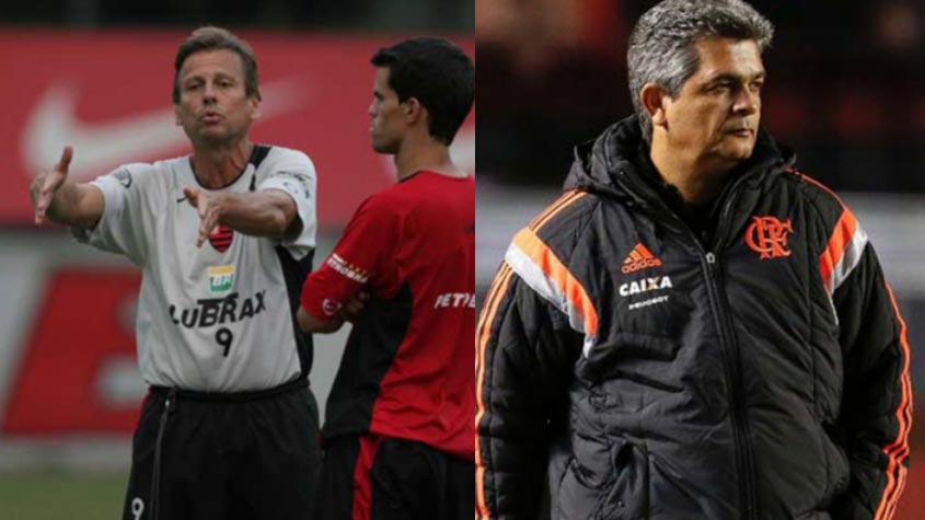 Waldemar Lemos/Ney Franco - Flamengo 2006. Pressionado no Rubro-Negro, Waldemar Lemos foi demitido e, em seu lugar, entrou o então pouco conhecido Ney Franco, que fora eliminado justamente pelo Flamengo na semifinal da Copa do Brasil no comando do Ipatinga, após grande campanha no torneio. O na época 'novato' enfrentou o Vasco na decisão e, apenas com dois jogos, foi campeão.