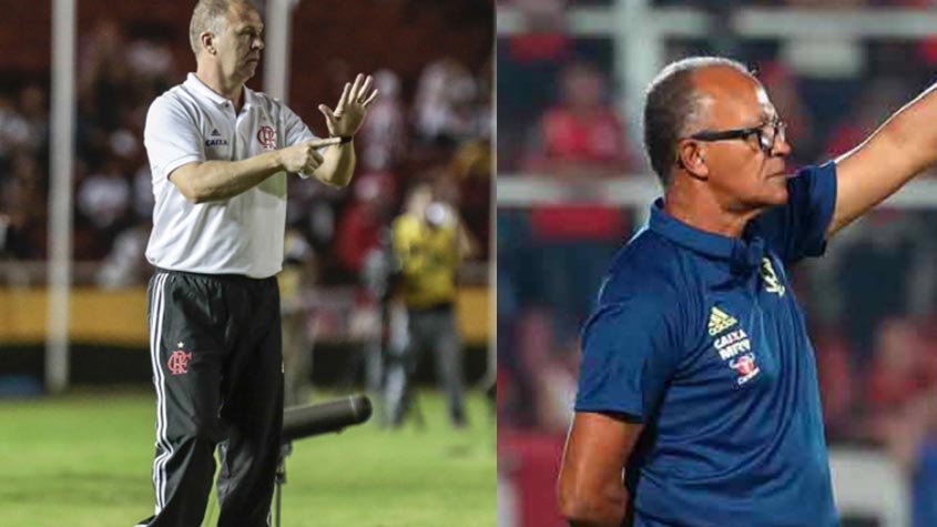 Mano Menezes/Jayme de Almeida - Flamengo 2013: naquela temporada, o Flamengo começou a Copa do Brasil com Mano Menezes, que ficou somente três meses no cargo antes de pedir demissão. Com isso, Jayme de Almeida assumiu como interino e foi campeão da Copa do Brasil. 