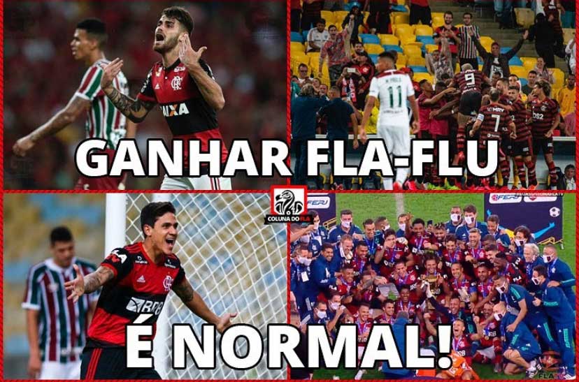 Campeonato Carioca: os memes do título do Flamengo sobre o Fluminense