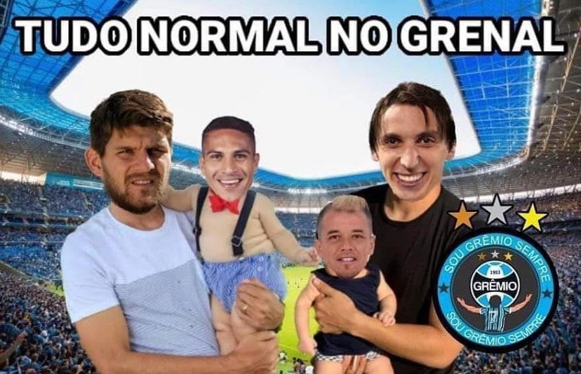 Grêmio vence o Internacional por 1 a 0 e torcedores do Tricolor provocam o rival na web. Veja os melhores memes!