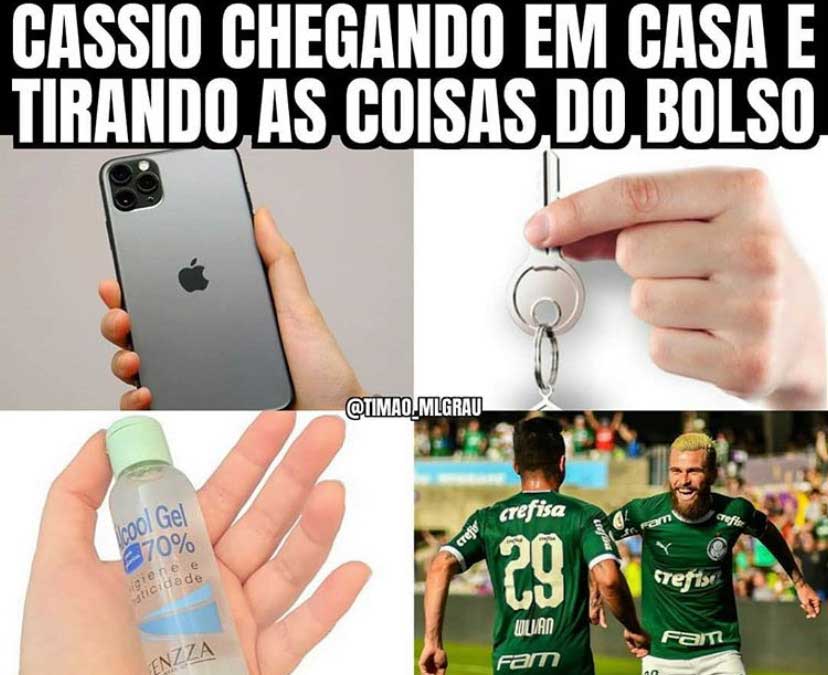 Memes: Frango de Weverton e grande partida de Cássio foram os destaques nas zoeiras do Dérbi