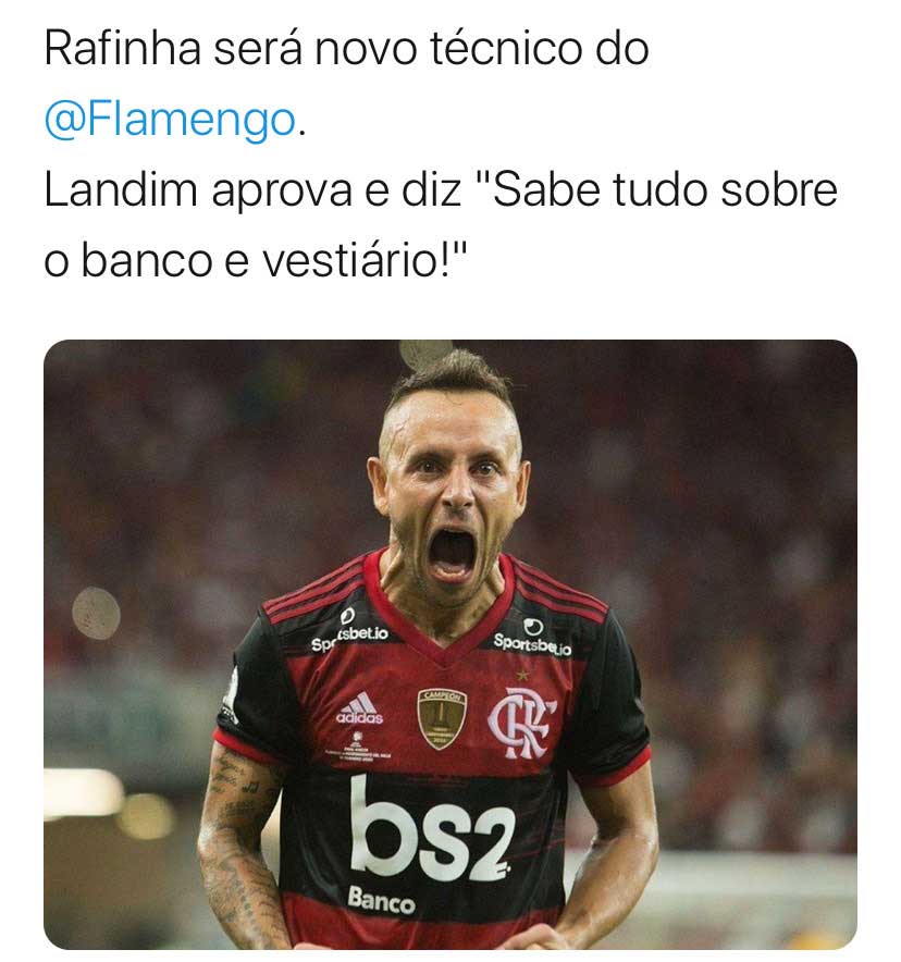 Memes: incerteza sobre futuro treinador do Flamengo rendeu memes nas redes sociais