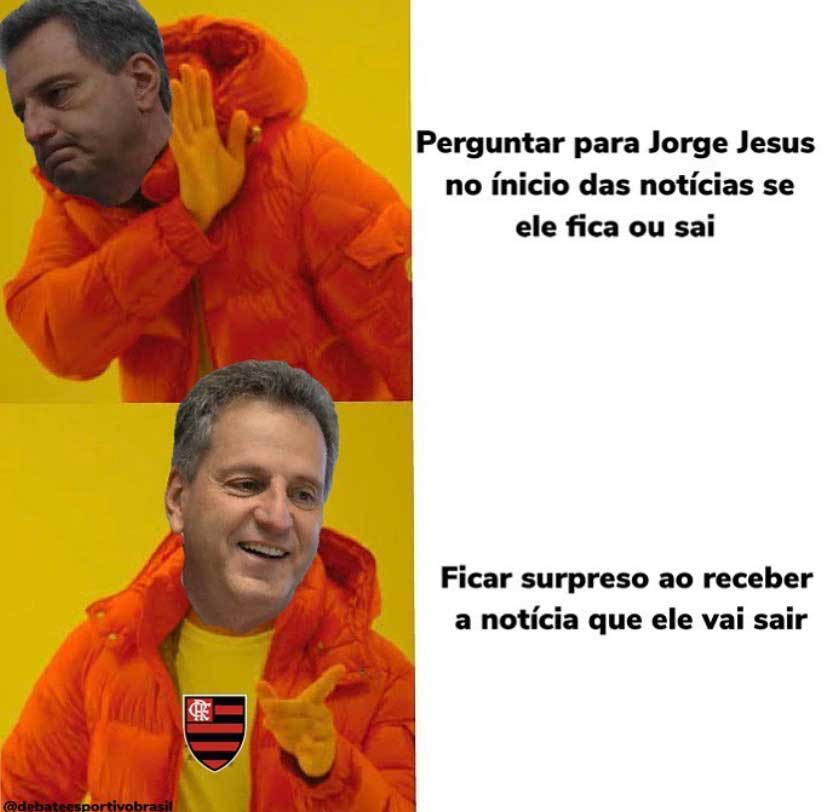 Memes: saída do técnico Jorge Jesus teve grande repercussão nas redes sociais