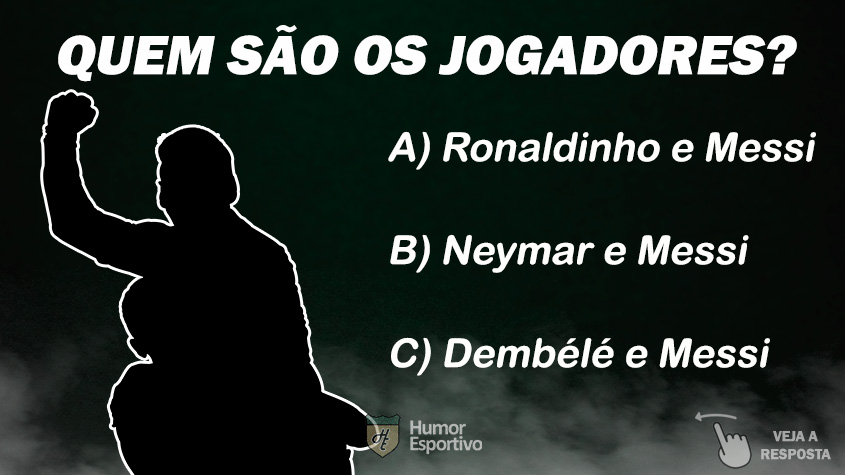 Quiz: reconhece qual o jogador pela silhueta?