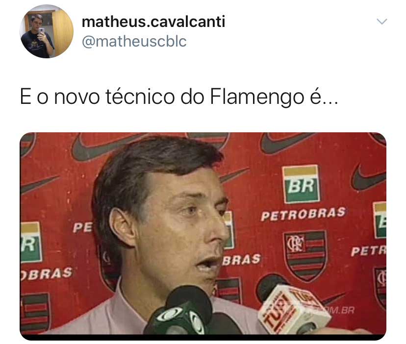 Memes: incerteza sobre futuro treinador do Flamengo rendeu memes nas redes sociais