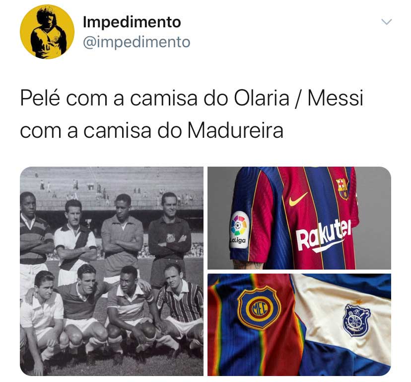 Memes: nova camisa do Barcelona rende zoeiras nas redes sociais