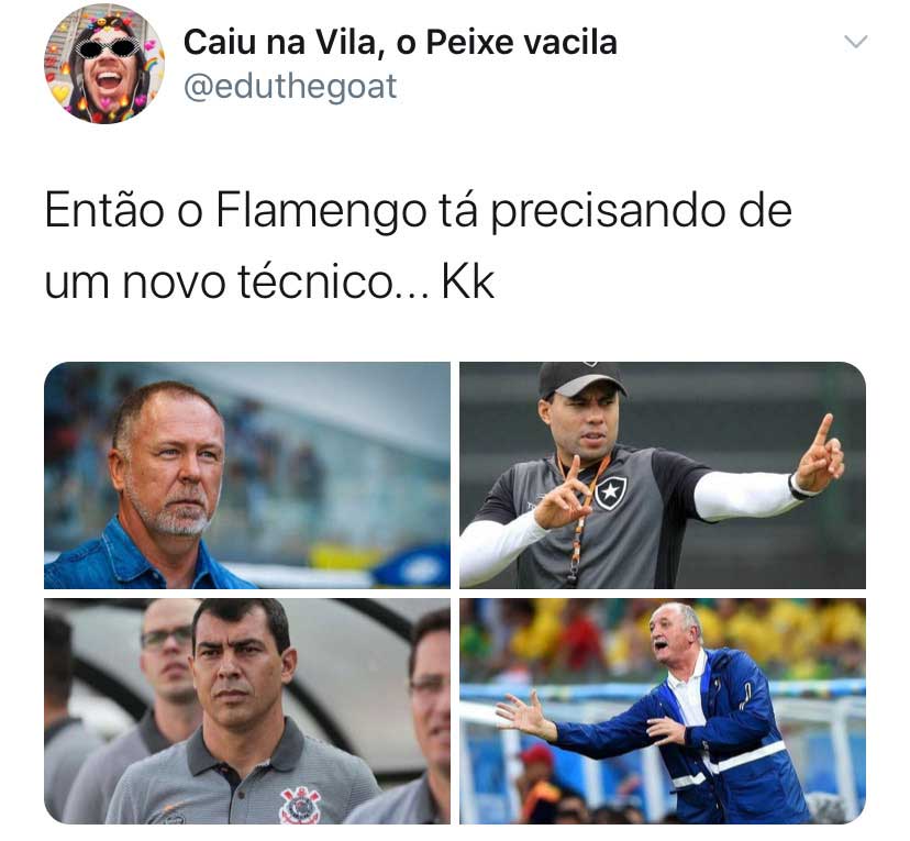 Memes: incerteza sobre futuro treinador do Flamengo rendeu memes nas redes sociais