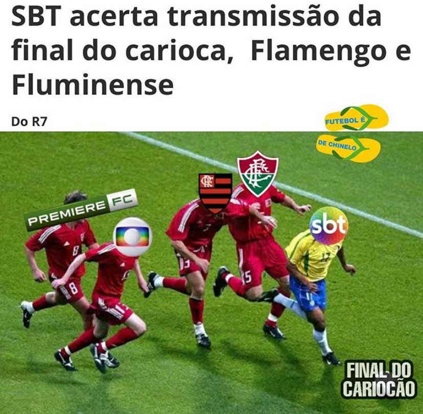 Final entre Flamengo e Fluminense no SBT inspira memes na web