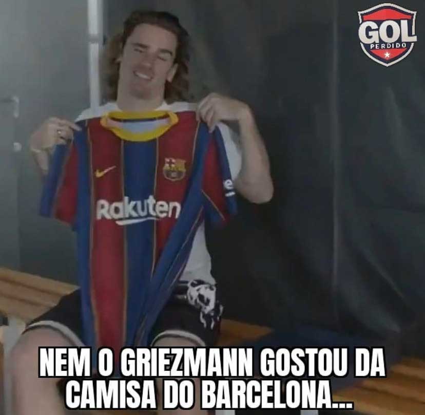 Memes: nova camisa do Barcelona rende zoeiras nas redes sociais