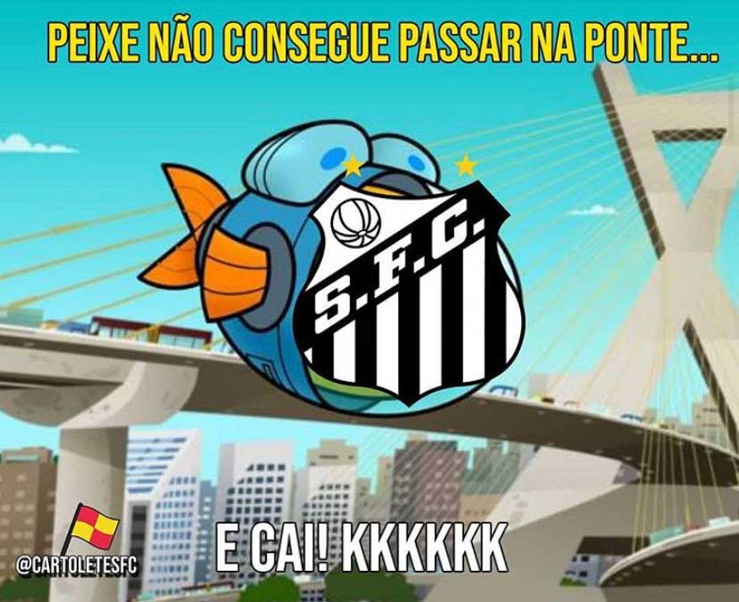 Campeonato Paulista: Santos não escapa das zoeiras após eliminação para Ponte Preta
