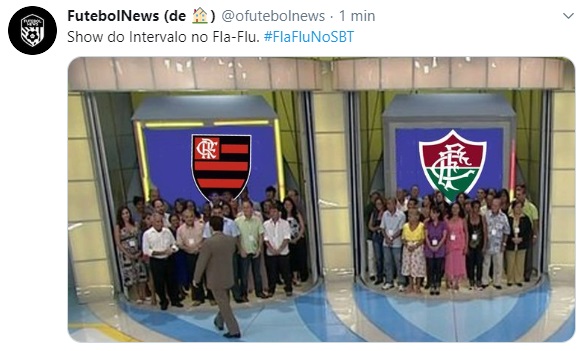 Memes: internautas fazem piadas com transmissão do Fla-Flu no SBT