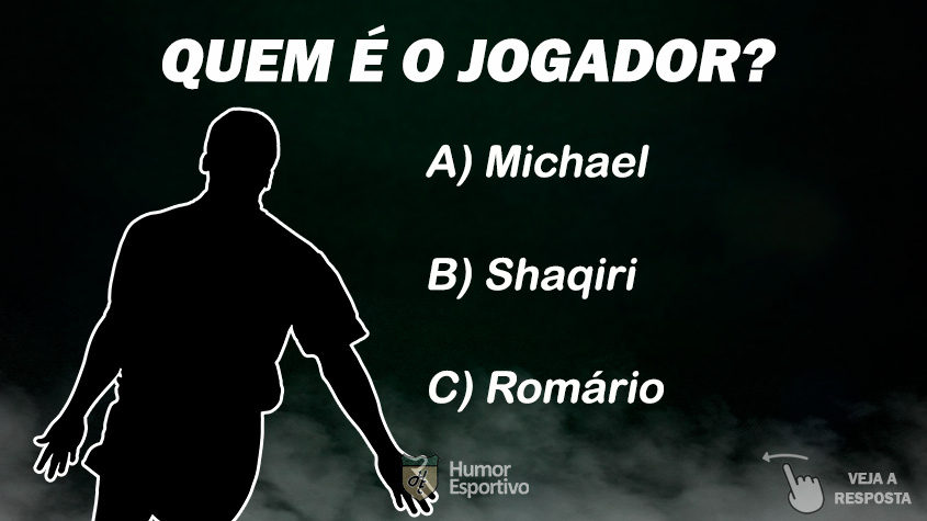 Quiz: reconhece qual o jogador pela silhueta?