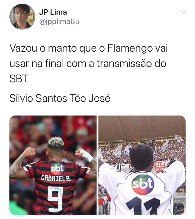 Final entre Flamengo e Fluminense no SBT inspira memes na web