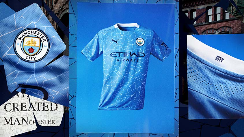 Manchester City Lanca Nova Camisa Titular Veja Os Novos Uniformes 1 2 E 3 Galerias
