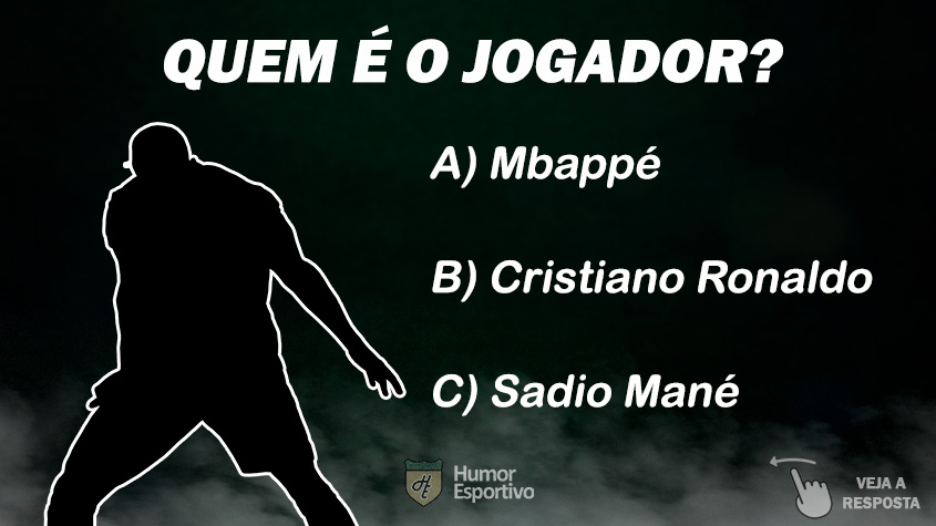 Quiz: reconhece qual o jogador pela silhueta?