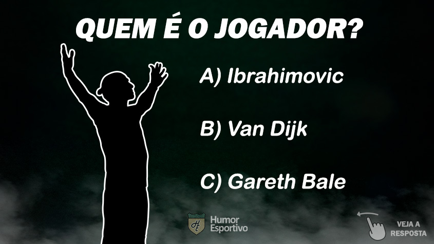 Quiz: reconhece qual o jogador pela silhueta?