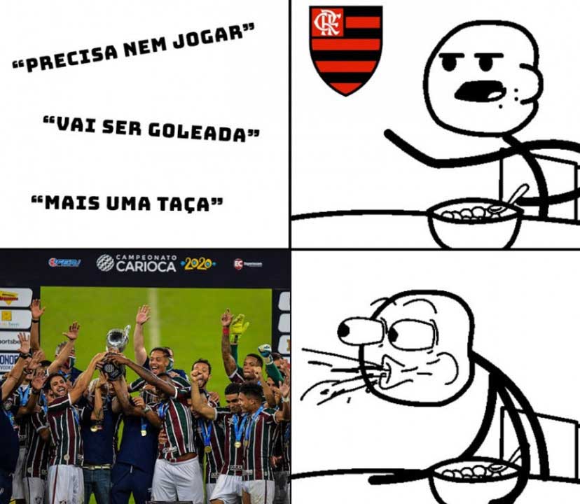 Memes: Flamengo perde final para o Fluminense e é alvo das zoeiras