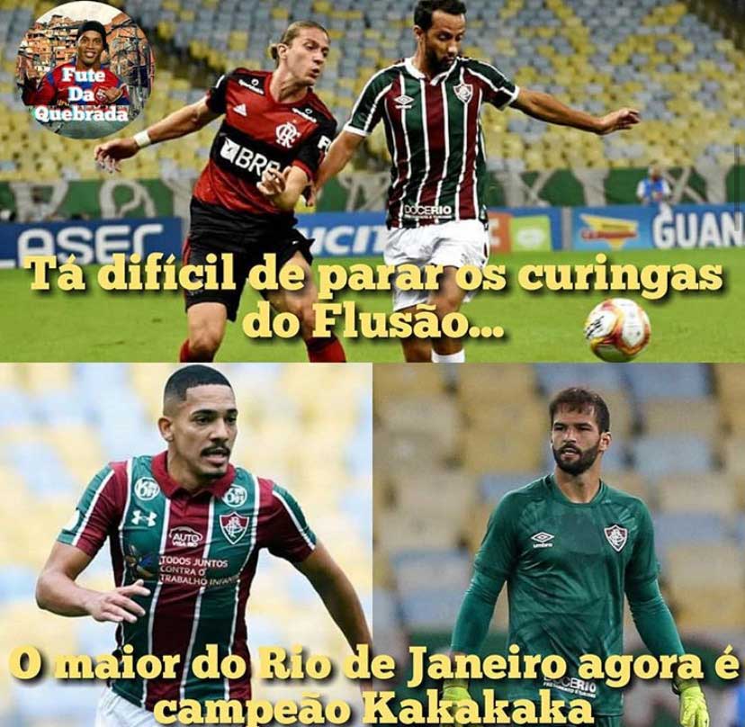 Memes: Flamengo perde final para o Fluminense e é alvo das zoeiras