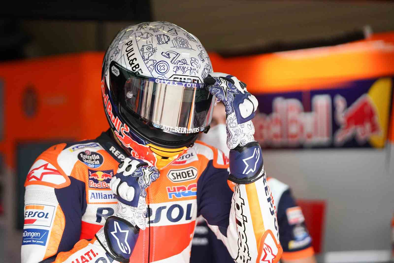 Por sorte, também não sofreu nada mais grave (Foto: Repsol)