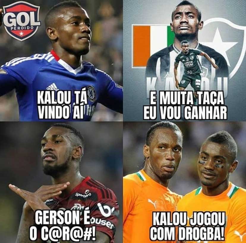 Acerto do Botafogo com Salomon Kalou rendeu memes nas redes sociais