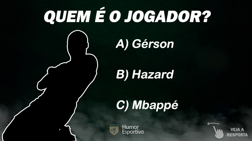 Quiz: reconhece qual o jogador pela silhueta?