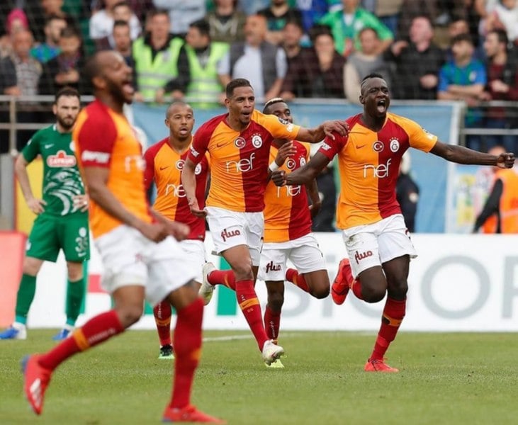 6º lugar: Galatasaray (futebol): O primeiro clube a ultrapassar os três dígitos apresentou 143 milhões de interações.