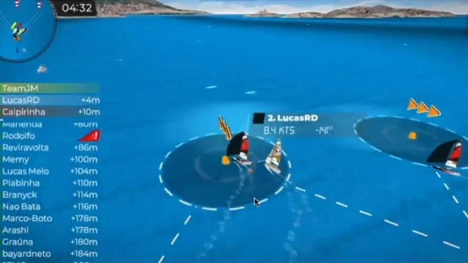Maior evento náutico da América do Sul, a Semana Internacional de Vela de Ilhabela teve sua versão física cancelada em maio. A prova também ganhou uma versão virtual, que está sendo disputada nesta semana.
