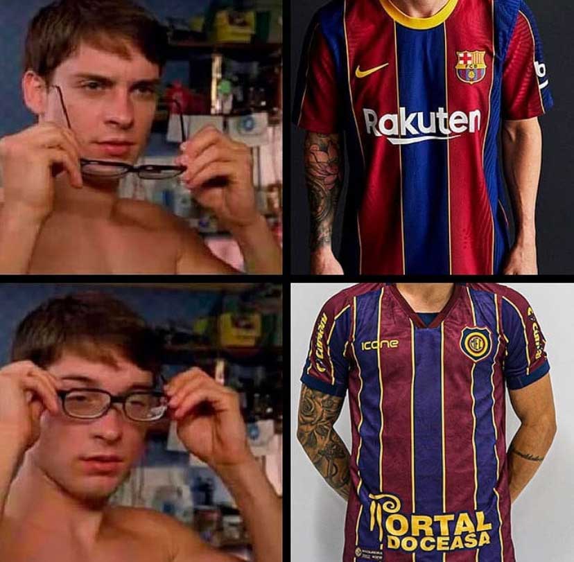 Memes: nova camisa do Barcelona rende zoeiras nas redes sociais