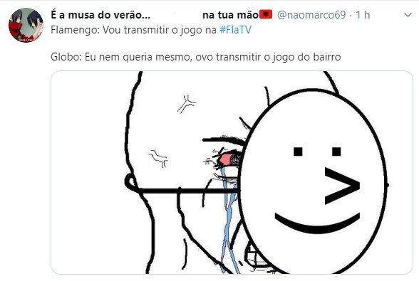 Atrito entre Flamengo e Globo rende memes entre os flamenguistas