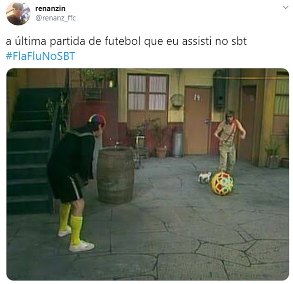 Memes: internautas fazem piadas com transmissão do Fla-Flu no SBT