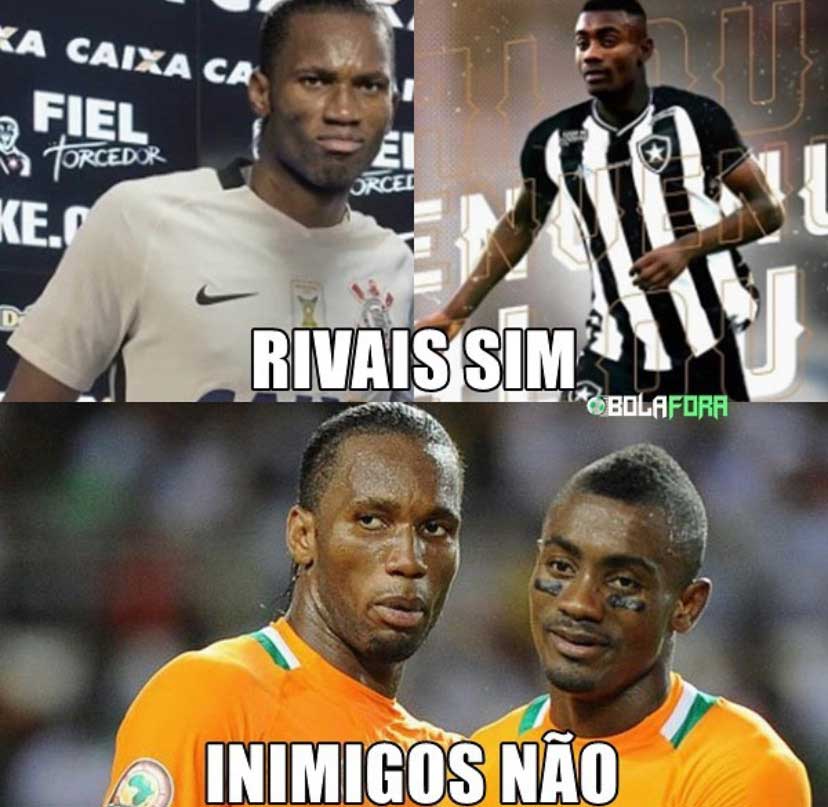 Acerto do Botafogo com Salomon Kalou rendeu memes nas redes sociais