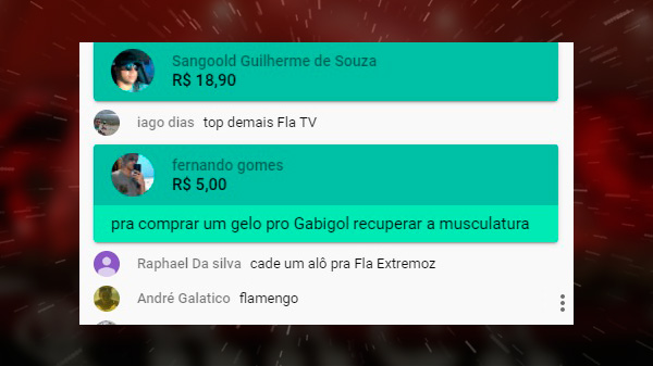 Flamenguistas usam bom humor em super chat da Fla TV